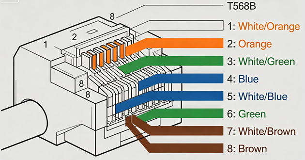 What Is the Most Common RJ45 Pinout？